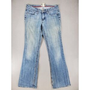 Refuge Bootcut Jeans Womens 9L Light Blue Low Rise Stretch Denim HE-2101CR34